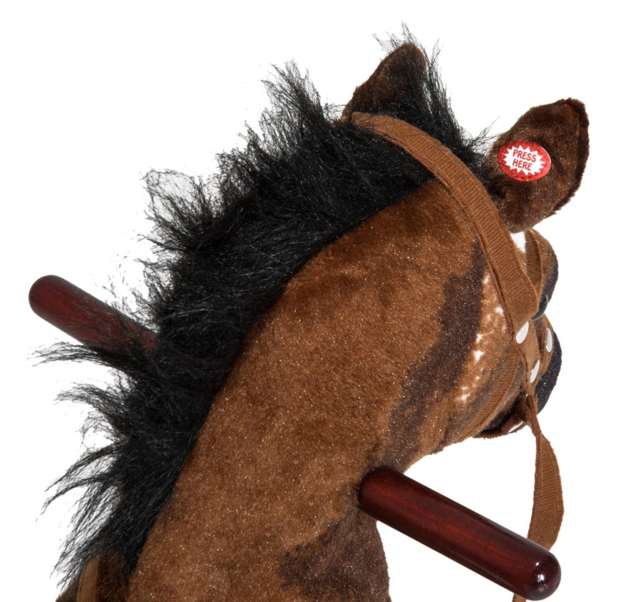 Rocking Horse Plush Ride-On Toy