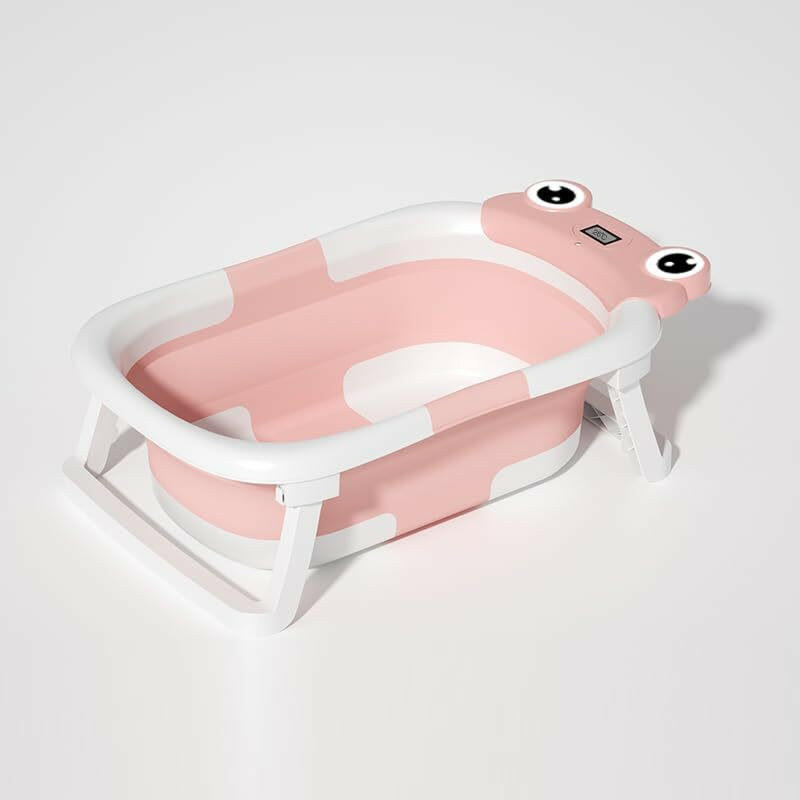 Portable Collapsible Bathtub for Babies (Pink)